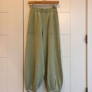 FP Beach by Free People Wide Leg Pants - Sage Green